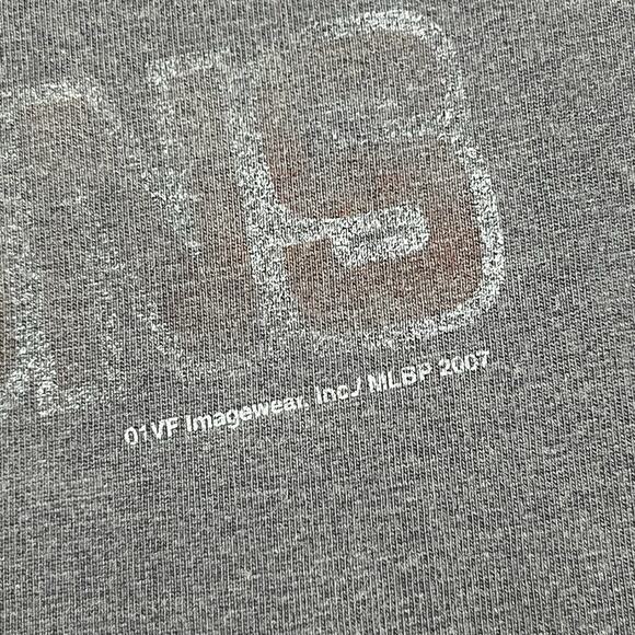 Boston Red Sox T Shirt Mens 2XL Blue 2007 World Series Champions Comfort Colors - Picture 6 of 13